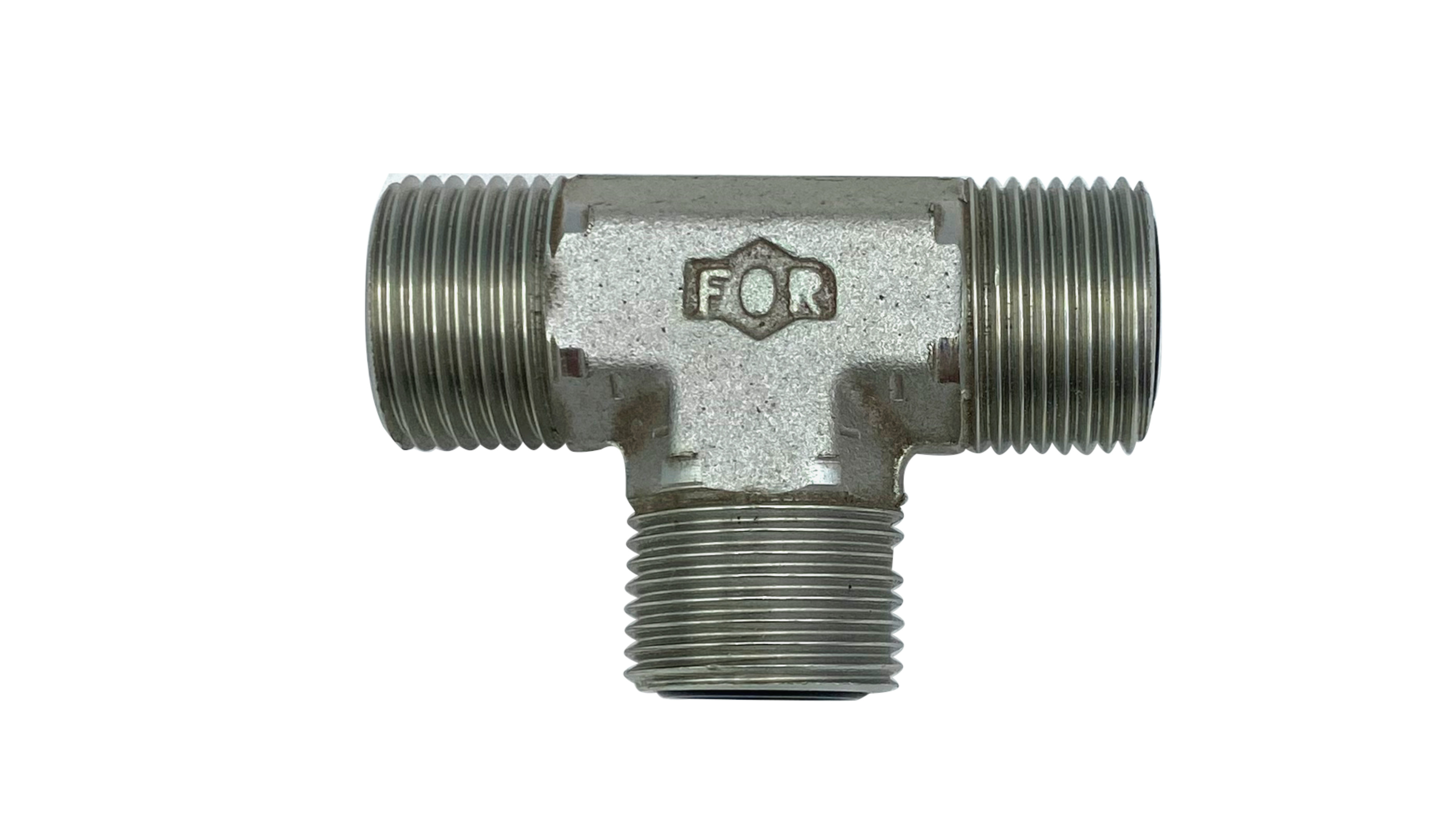 T-Verschraubung ORFS AG 1 7/16" UN - AG 1 7/16" UN - AG 1 7/16" UN