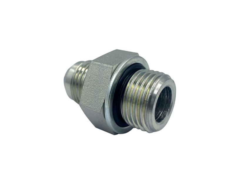 Gerade Einschraubverschraubung JIC AG 3/4"- AG G 5/8" mit O-Ring und Kammering