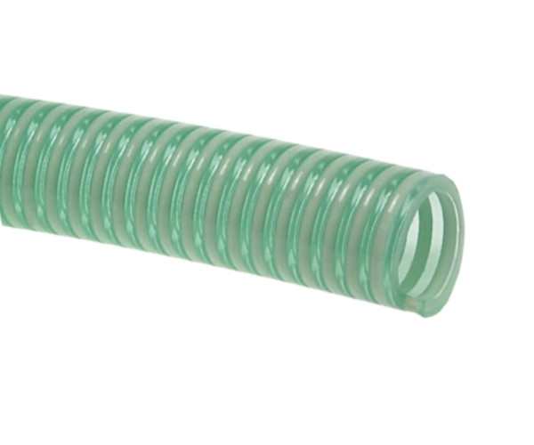 PVC-Saug-Druck-Schlauch mit Hart-PVC-Spirale 60x4,4 mm