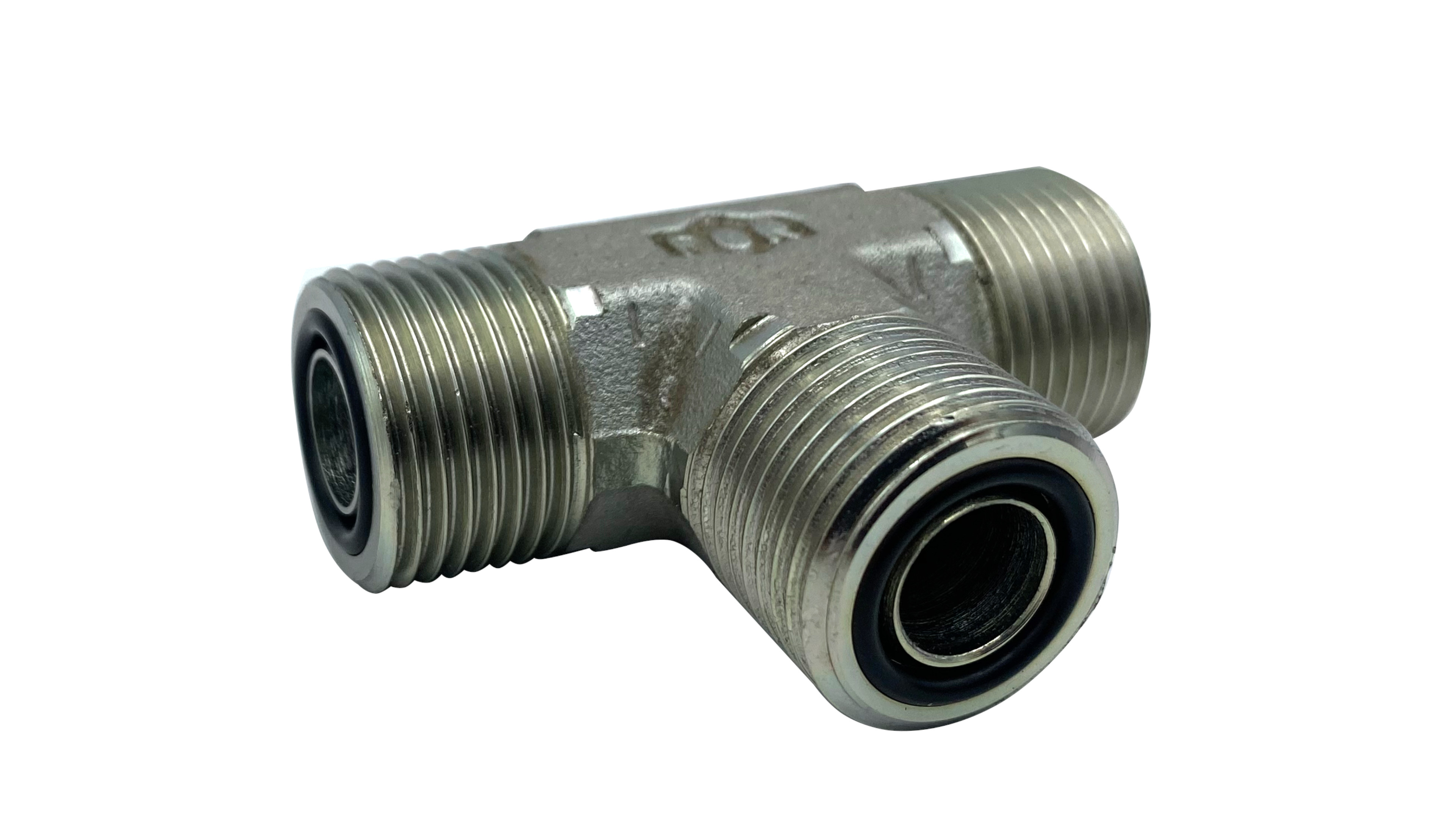 T-Verschraubung ORFS AG 1 7/16" UN - AG 1 7/16" UN - AG 1 7/16" UN
