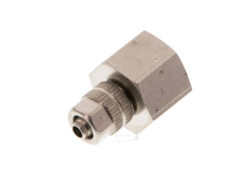 Gerade CK Aufschraubverschraubung IG G 1/8" - 4,3x3 mm Messing vernickelt