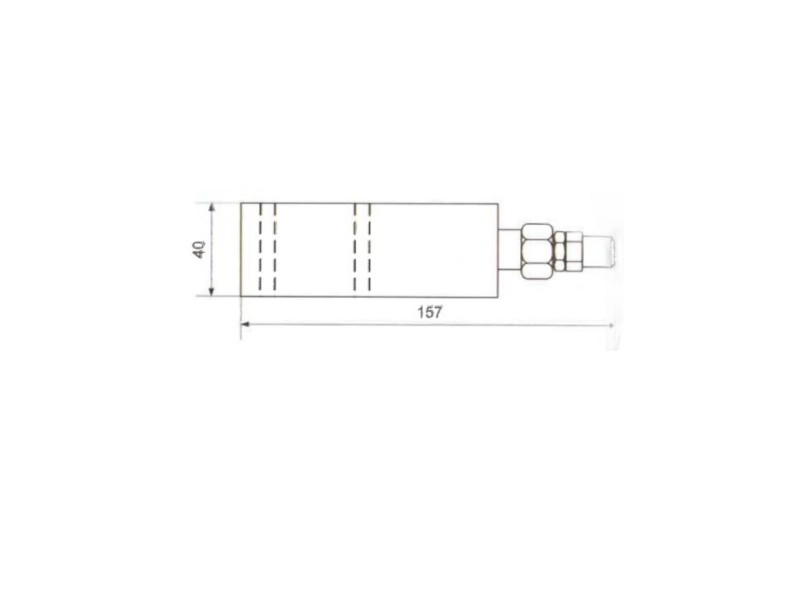 Direkgesteuertes Druckbegrenzungsventil NG 06 DF 50 l/min EB 0-140 bar Schaltsymbol SP 