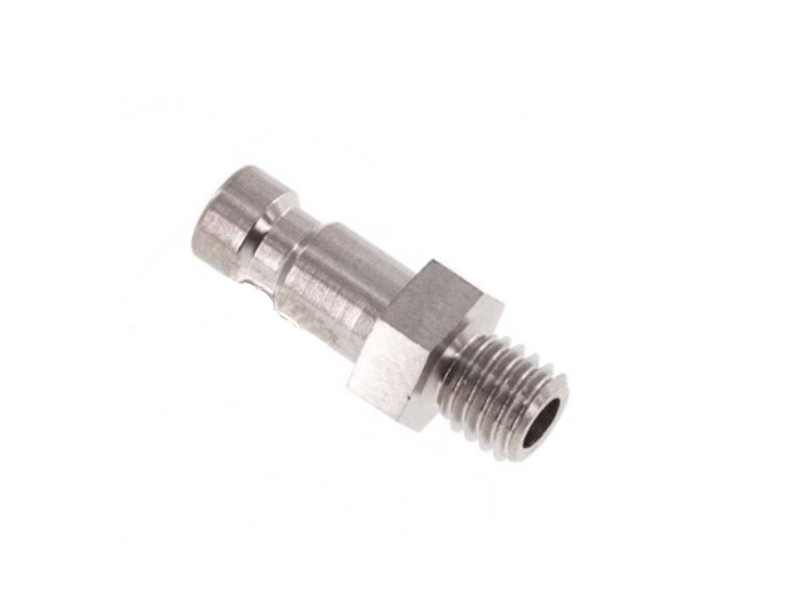 Kupplungsstecker AG M 5 NW 2,7 Edelstahl 1.4305
