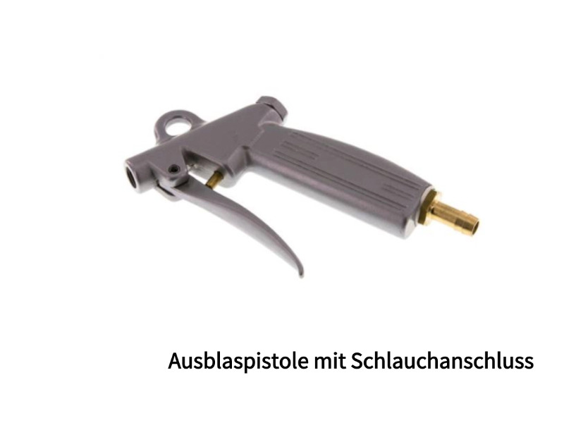 Ausblaspistole Innengewinde IG G 1/4" ohne Düse Aluminium/Kunststoff
