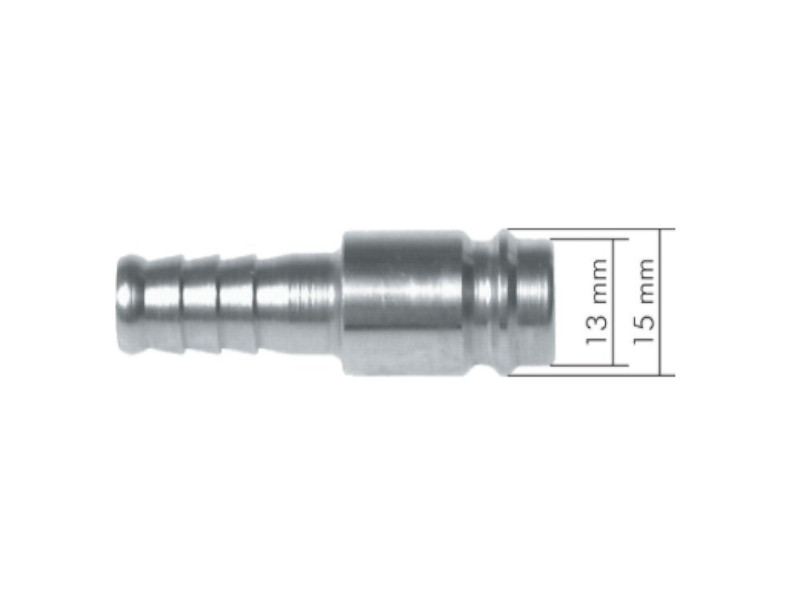 Kupplungsstecker AG R 3/4" NW 10 Stahl gehärtet & vernickelt