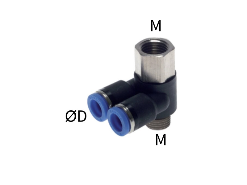 AG M metrisch zylindrisch - IG M metrisch zylindrisch