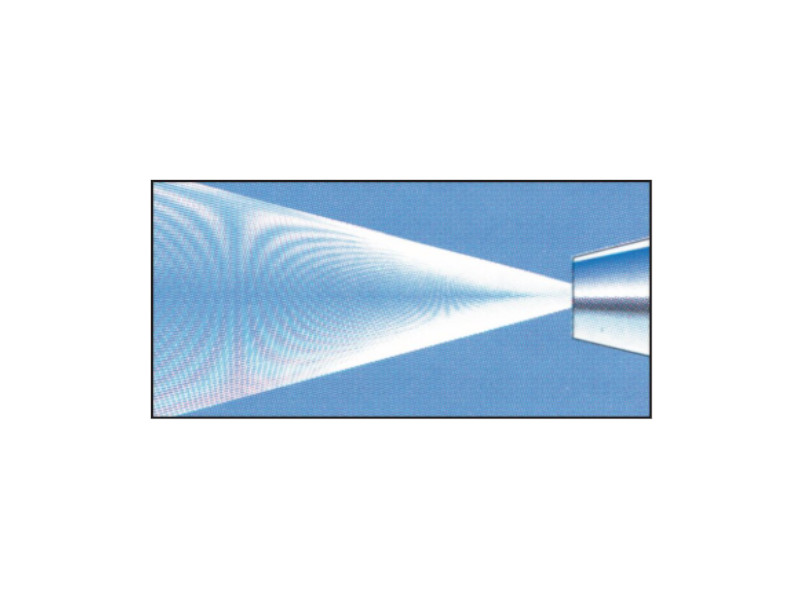 Ausblaspistole Schlauchanschluss 6 mm mit Kurzdüse Ø 1,5 mm Aluminium/Kunststoff