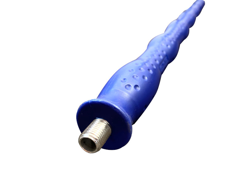 Lanze easywash 900/700 mm AG 1/4" - AG 1/4" Edelstahl umspritzte Isolierung blau