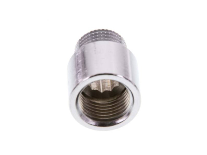 AG / IG G mit Innenvielkant bis Größe 1/2" Messing verchromt