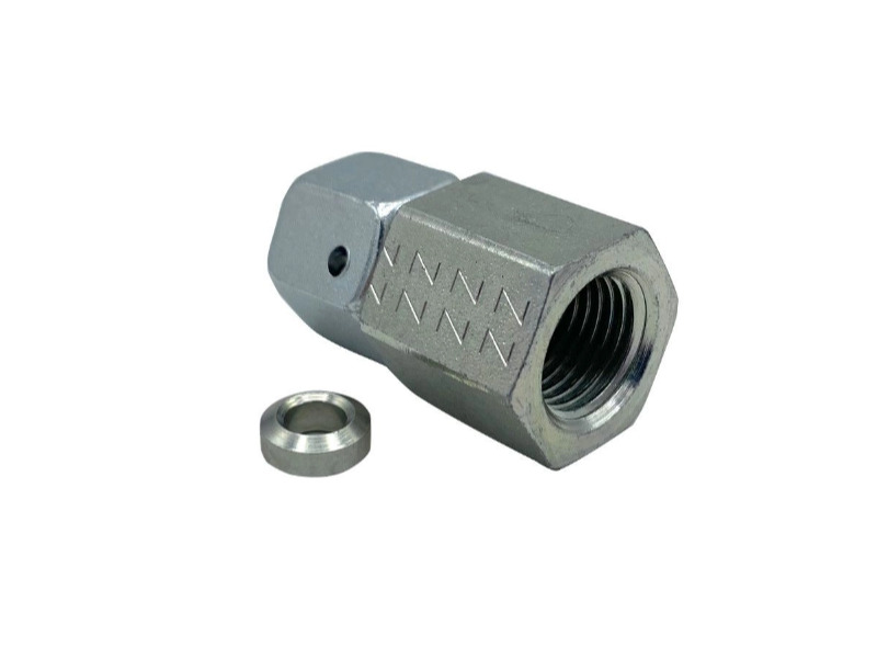 Manometeraufschraubverschraubung 10 SR 1/4" 