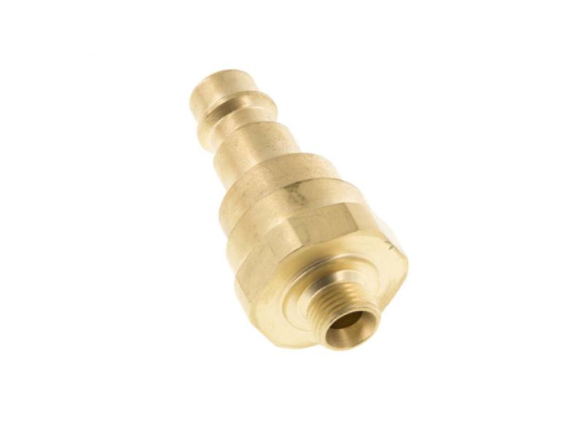 K-Stecker mit Außengewinde und Rückschlagventil