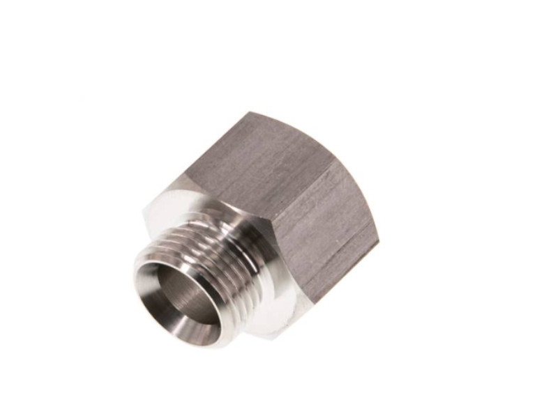 Reduziernippel AG G 1/8" - IG M 5 Edelstahl 1.4571