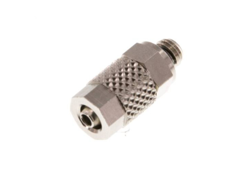 Gerade CK Verschraubung AG G 1/2" - 10x8 mm Messing vernickelt