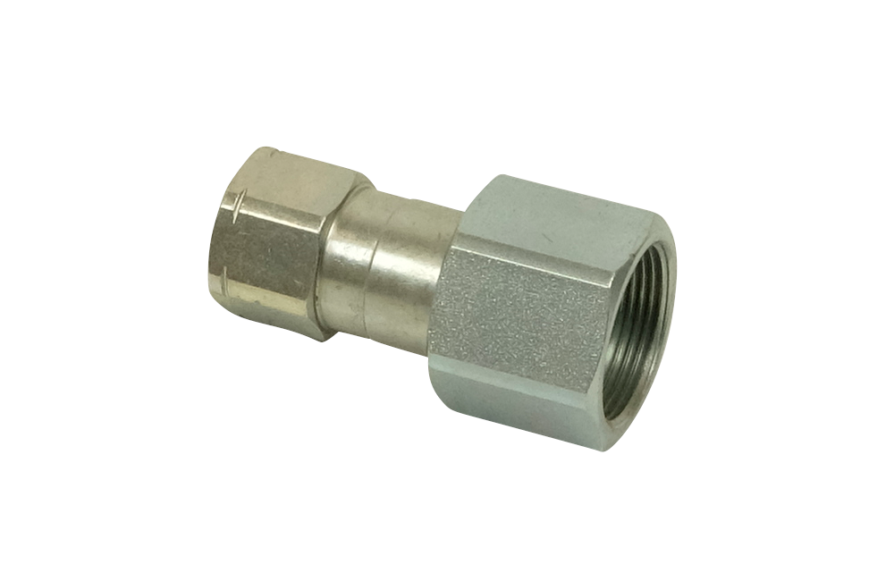 Hochdruck Schraubkupplung Muffe BG 2 IG 3/8" NPT PN 700 bar mit Kegelventil
