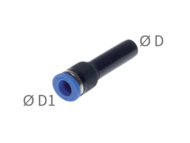 Steckverbinder (reduzierend) mit Stecknippel IQS-Standard