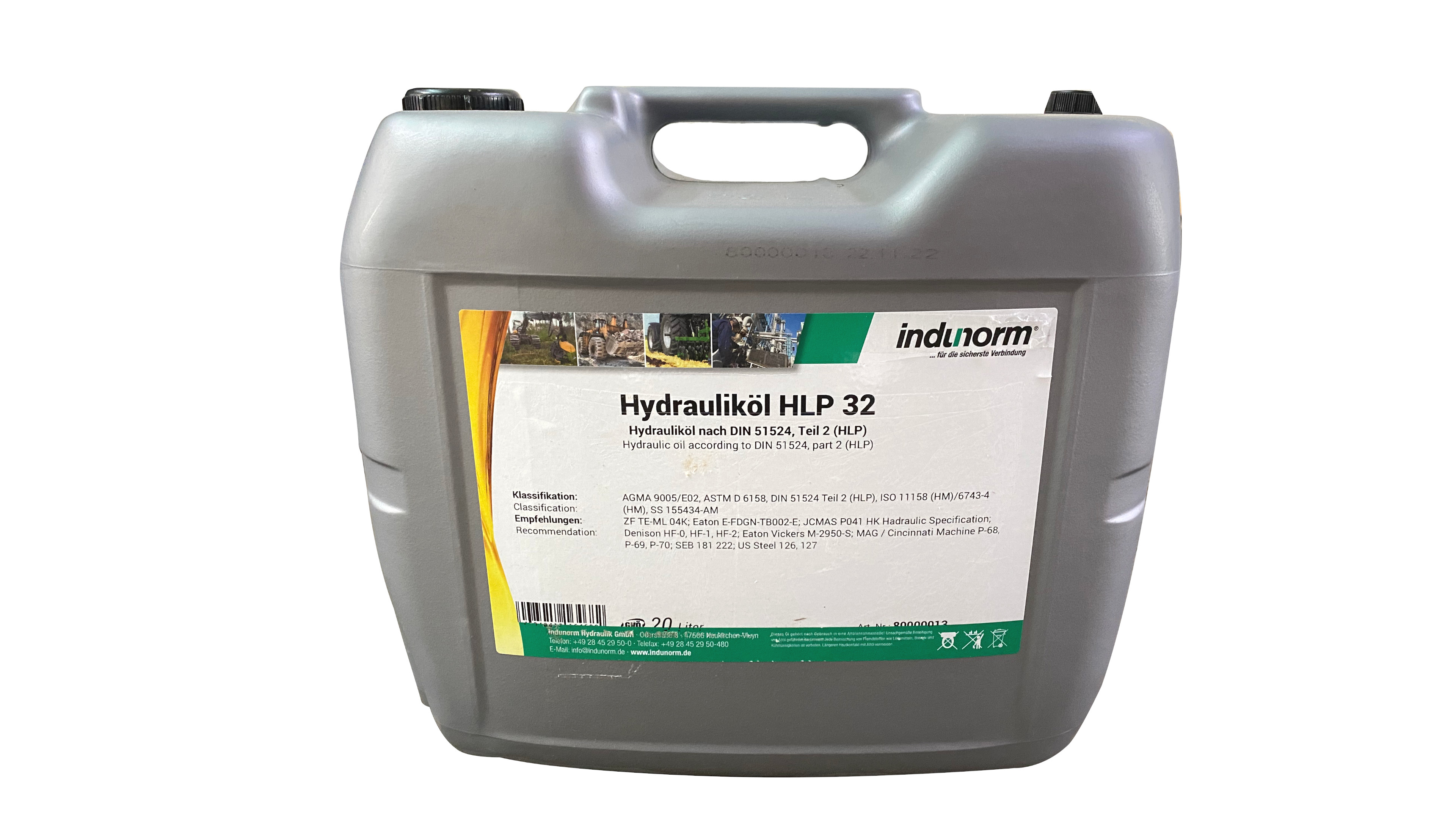HLP-Hochleitstungs-Hydrauliköl 10 Liter ISO VG: 46