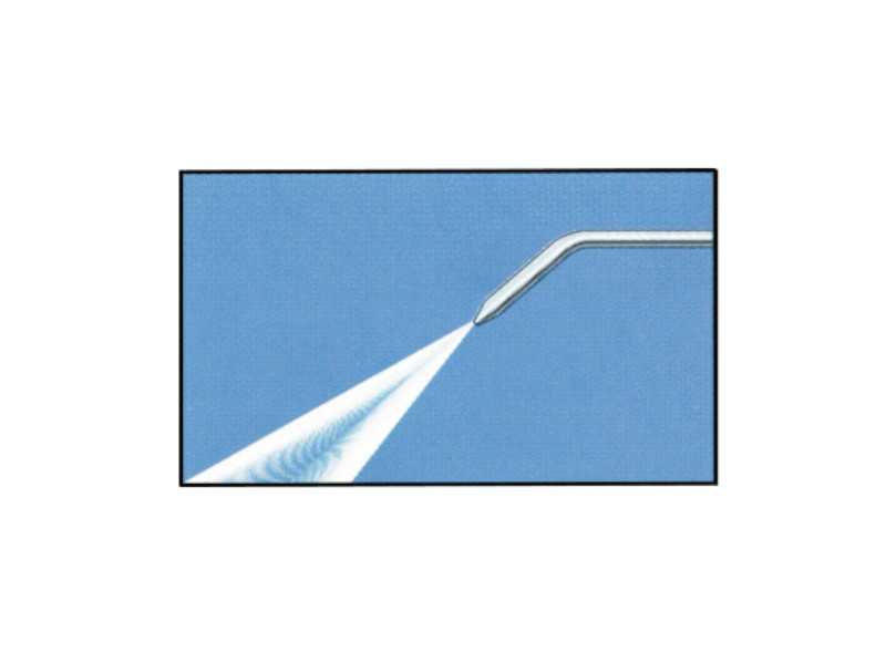 Verlängerungsrohr gerade mit Düse Rohrlänge 415 mm M 12x1,25 Messing vernickelt