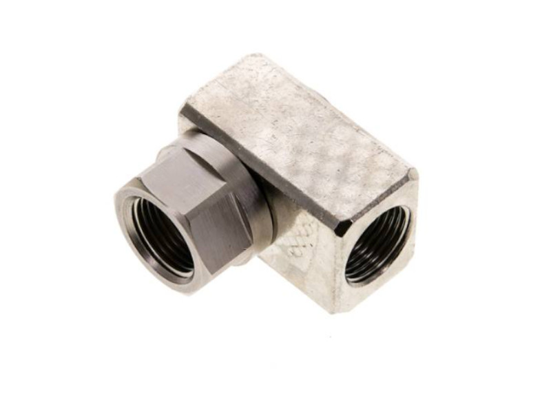 Drehverschraubung 1-fach IG G 3/8"  - IG G 1/8" - IG G 3/8" für Vakuum