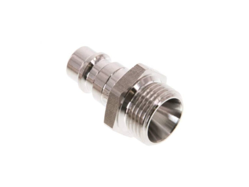 Kupplungsstecker AG G 3/8" NW 7,2 Edelstahl 1.4404