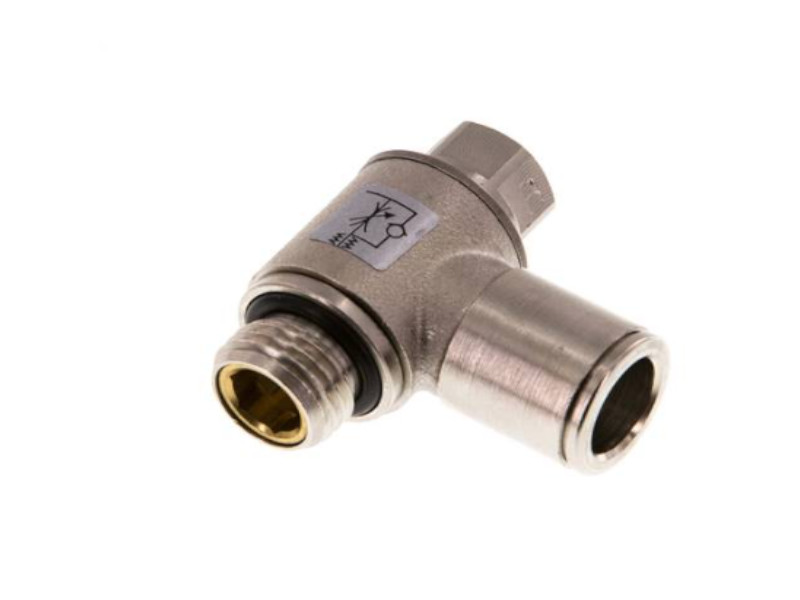 kompakt mit Schlitzschraube abluftregelnd AG G 1/8" - 8mm IQS-MSV