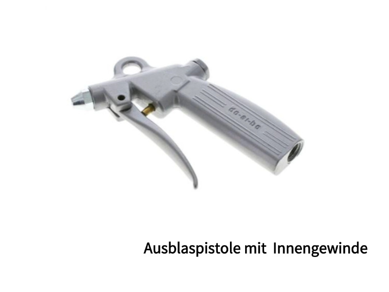 Dosierbare Ausblaspistole Innengewinde IG 1/4" ohne Kurzdüse Aluminium/Kunststoff