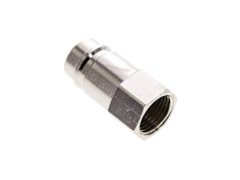 Kupplungssecker IG G 1/2" NW 15 Messing vernickelt