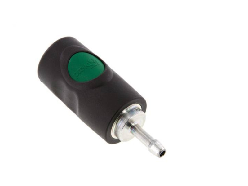 Sicherheits-Druckknopf K-Dose Schlauchanschluss Kunststoff