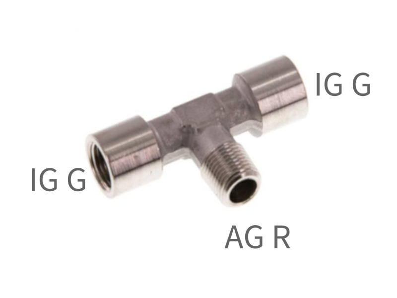 IG G - AG R - IG G Edelstahl 1.4404 (geschmiedet) 