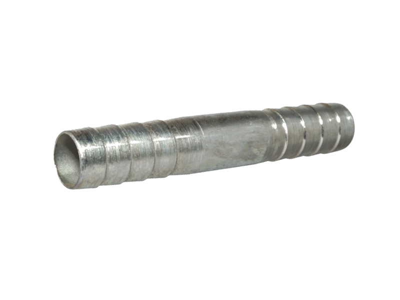 Gerader Schlauchverbinder 19mm - 19mm Stahl verzinkt