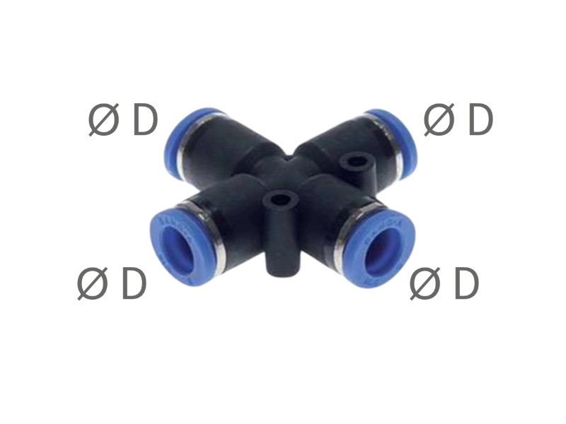 Kreuz-Steckverbinder IQS-Standard