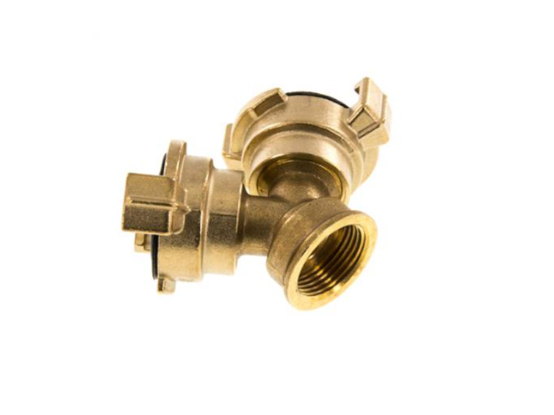GS-SK Y-Verteiler 1x Innengewinde 2x Kupplung