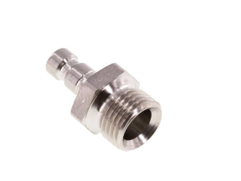 Kupplungsstecker AG G 1/8" NW 2,7 Edelstahl 1.4404
