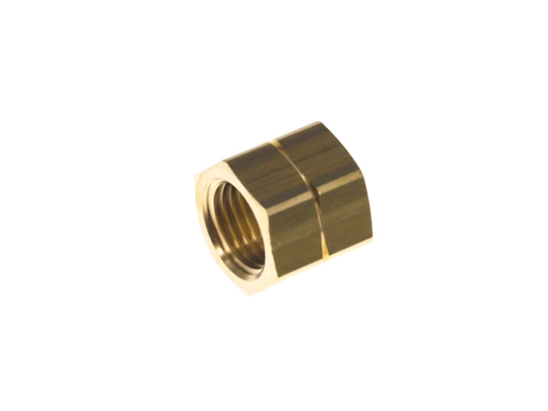 Überwurfmutter Linksgewinde G 1/2" Länge 20,5mm für Schlauchtülle 6 / 9 / 13mm, Messing 