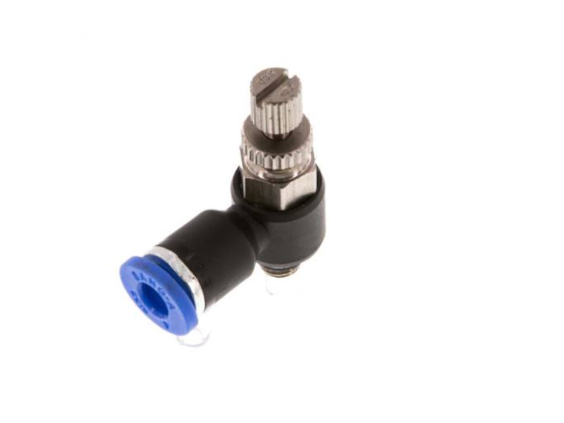 IQS Drosselrückschlagventil AG G 1/4" - 4 mm abluftregelnd