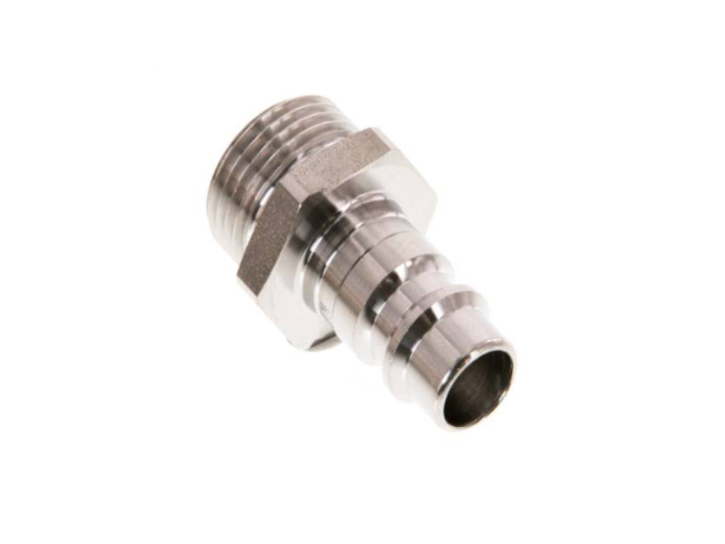 Kupplungsstecker AG G 3/8" NW 7,2 Edelstahl 1.4404