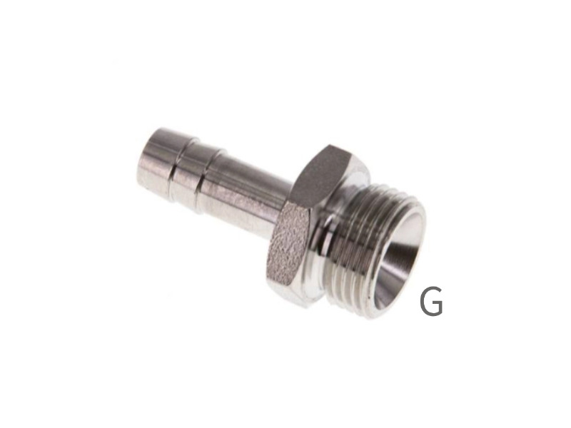 Gewindetülle AG G 1/2" - 10mm Edelstahl 1.4571