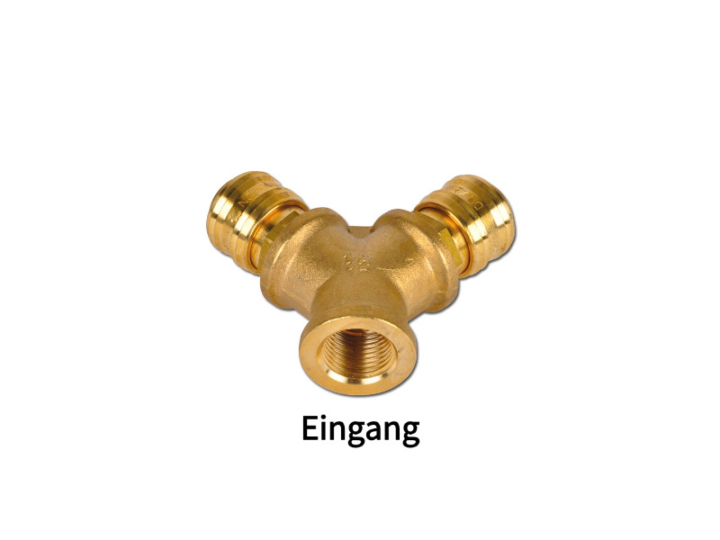 2-fach Luftweiche mit Innengewinde und Kupplungsdosen NW 7,2