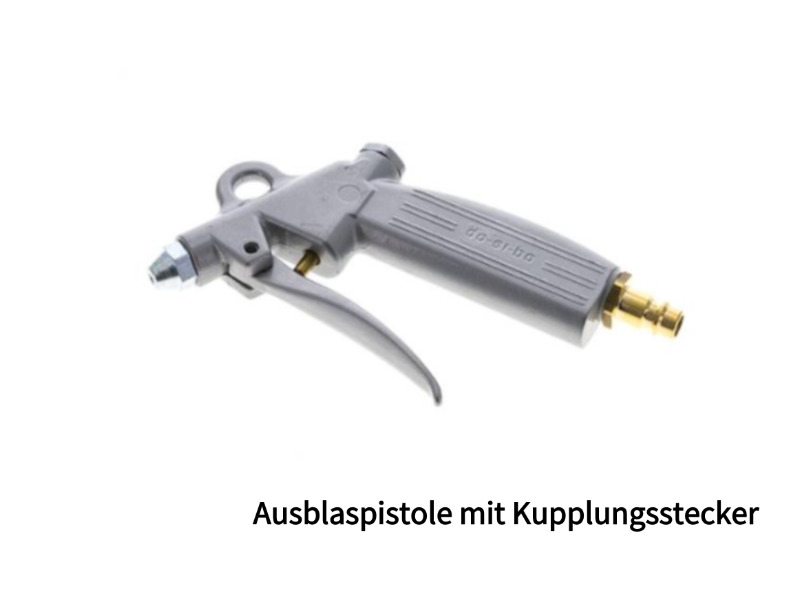 Dosierbare Ausblaspistole Innengewinde IG 1/4" ohne Kurzdüse Aluminium/Kunststoff