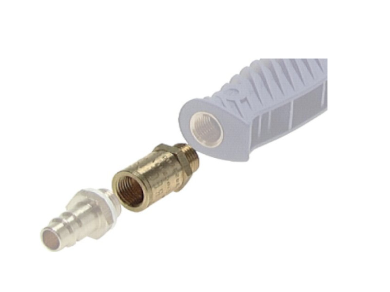 Blaspistolen-Druckreduzierventil IG 1/4" - AG 1/4"