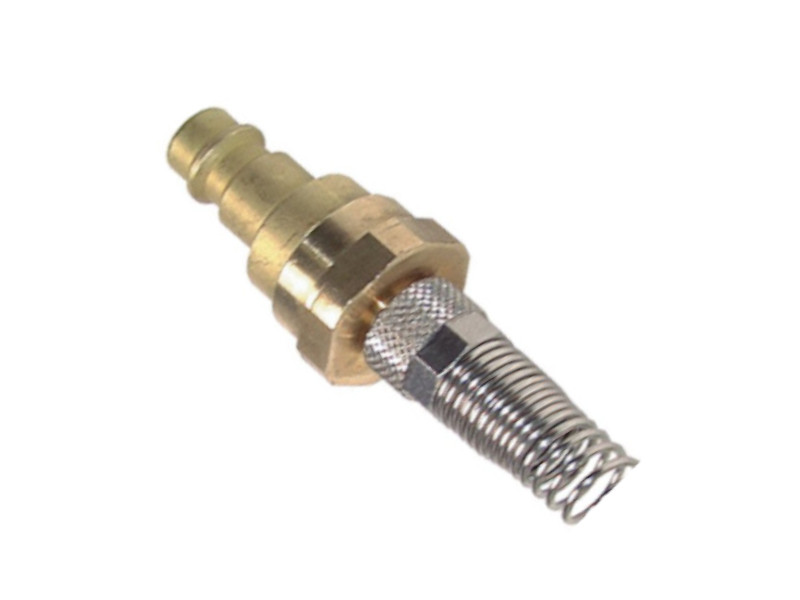 K-Stecker mit ÜWM, Knickschutz  und Rückschlagventil