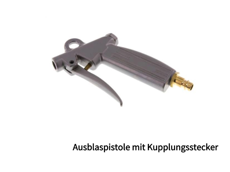 Ausblaspistole Innengewinde IG G 1/4" ohne Düse Aluminium/Kunststoff