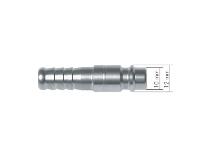 Kupplungsdose IG G 1/4" NW 7,2 Messing vernickelt Dichtung NBR