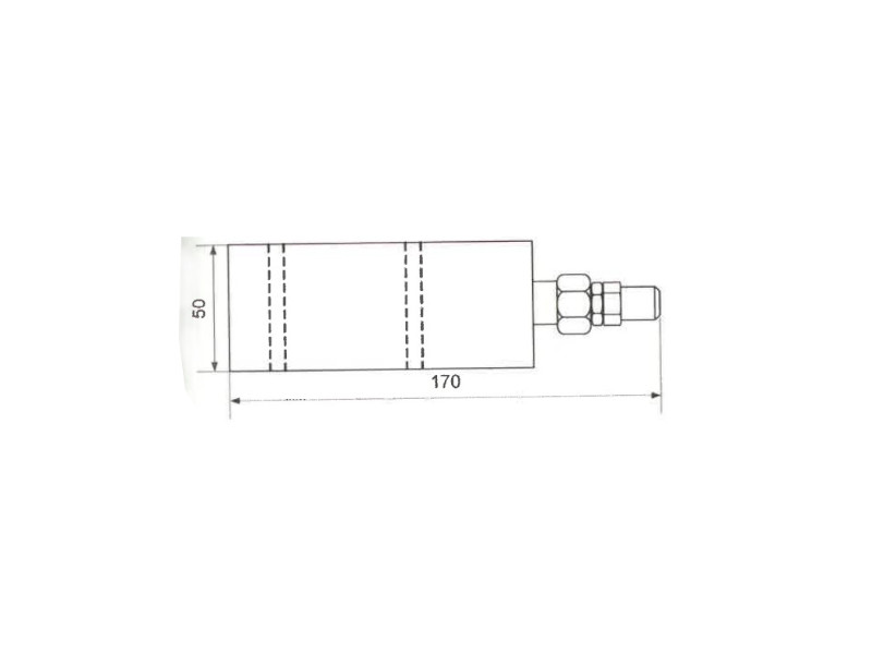 Vorgesteuertes Druckbegrenzungsventil NG 10 DF 100 l/min EB 0-210 bar Schaltsymbol SP