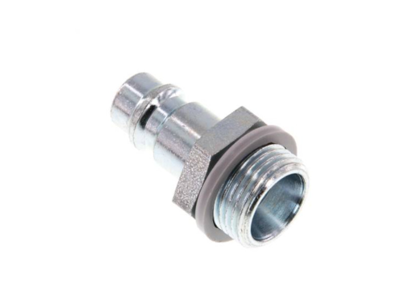 Kupplungsstecker AG G 3/8" NW 7,2 Stahl gehärtet & verzinkt