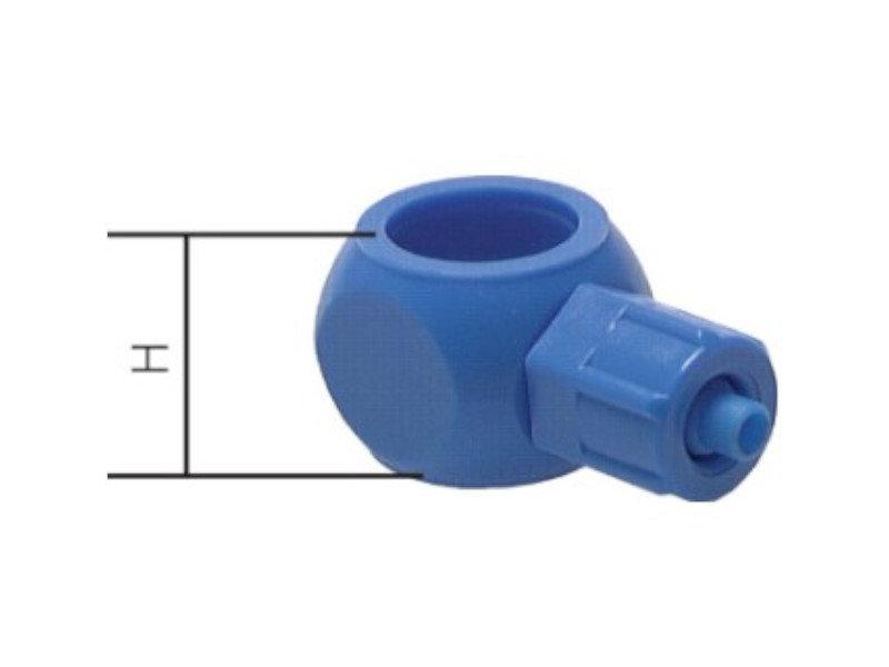 CK L-Ringstück 6x4 mm für Hohlschraube G 1/4" Kunststoff